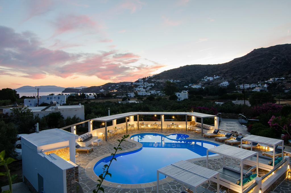 Island House Hotel Mylopotas Esterno foto